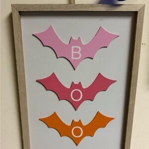 Colorful Bat Framed Art